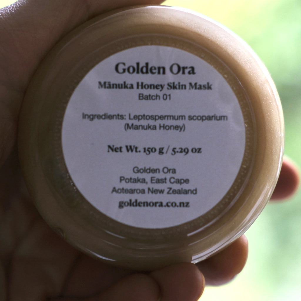 Raw Mānuka Honey Face Mask — MGO 519+ — Golden Ora