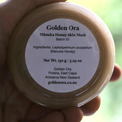 Raw Mānuka Honey Face Mask — MGO 519+ — Golden Ora